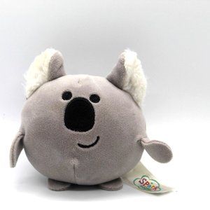 Spark Create Imagine Koala Rattle Plush Lovey Gray Grey Squishy SO SOFT 4” EUC